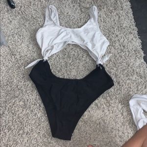 One piece bathing suit
